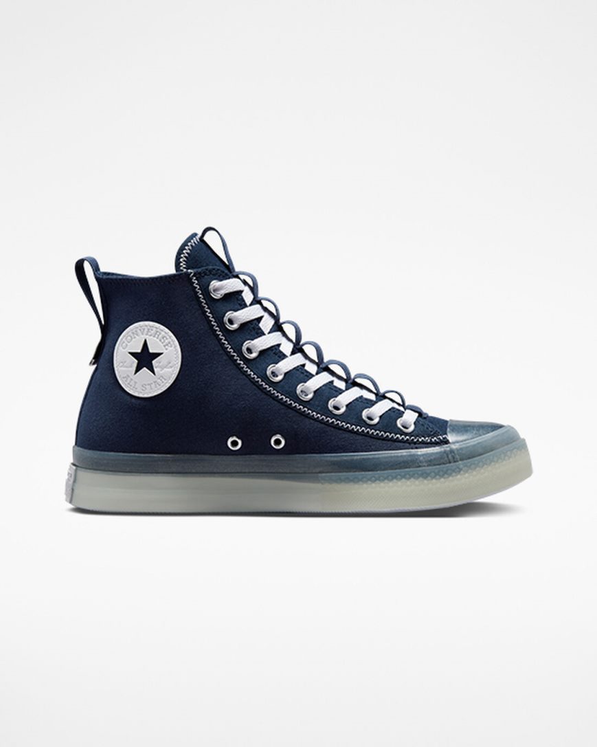 Zapatillas Altas Converse Chuck Taylor All Star CX Explore Mujer Obsidian Blancas | PE 8PE754